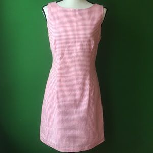 Vintage Pink Gingham Dress